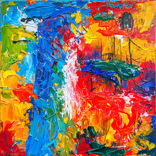 Textured Acrylic Painting by Cossa Universal on Tensor.Art