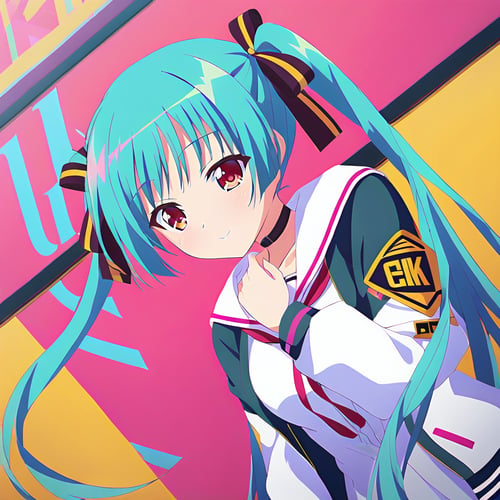 初音(JKとエロ議員) by Bulb on Tensor.Art