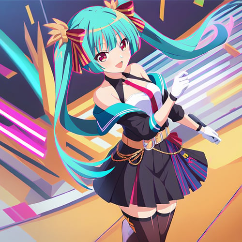 初音(JKとエロ議員) by Bulb on Tensor.Art