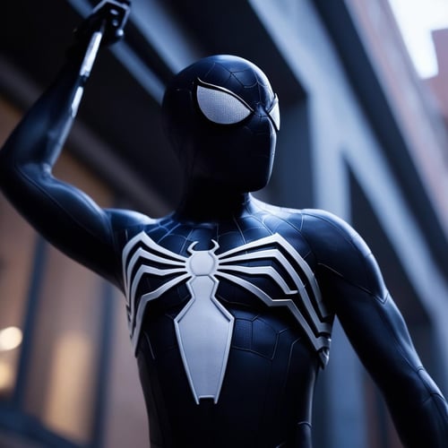 Symbiote Suit (Spider-man) XL by EauDeNoire on Tensor.Art