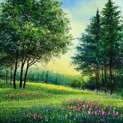 漂亮水彩风格 Gota 909788199 by Gota on Tensor.Art