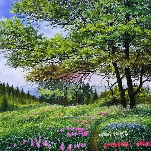 漂亮水彩风格 Gota 909788199 by Gota on Tensor.Art