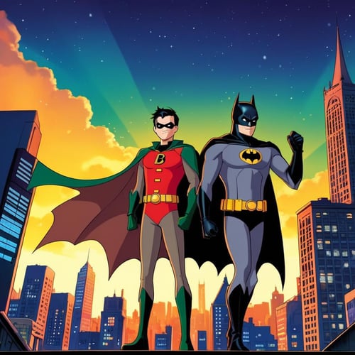 Batman Animated (choose from characters list) XL by EauDeNoire on Tensor.Art