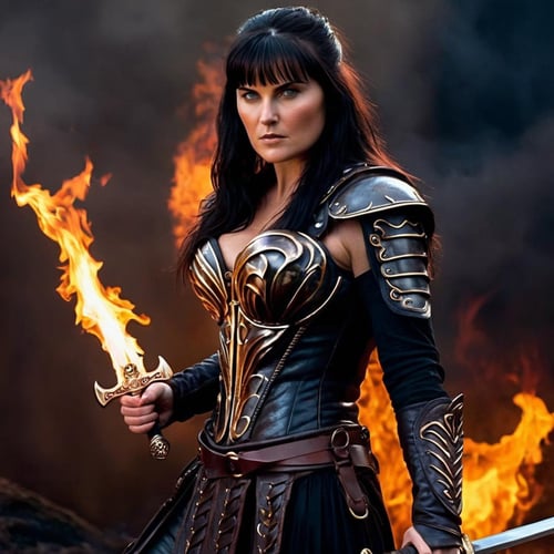 Xena: Warrior Princess XL + SD1.5 by EauDeNoire on Tensor.Art