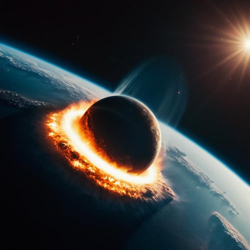 Collision (giant-impact) style XL by EauDeNoire on Tensor.Art
