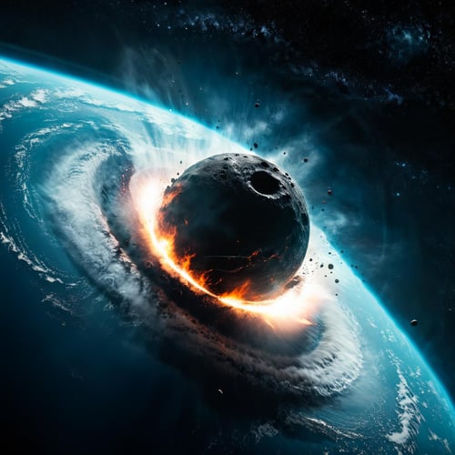 Collision (giant-impact) style XL by EauDeNoire on Tensor.Art