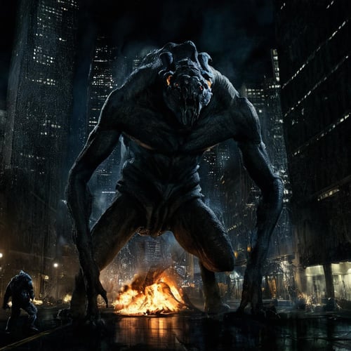 Cloverfield Monster XL by EauDeNoire on Tensor.Art
