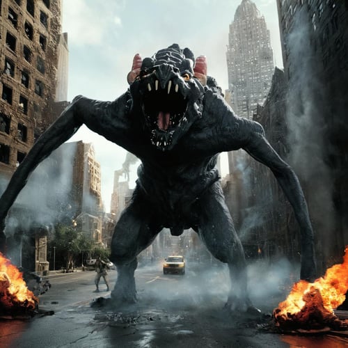 Cloverfield Monster XL by EauDeNoire on Tensor.Art