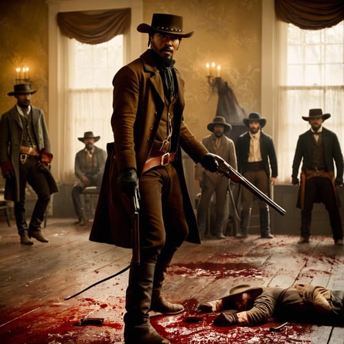 Django Unchained 2012 film style XL by EauDeNoire on Tensor.Art