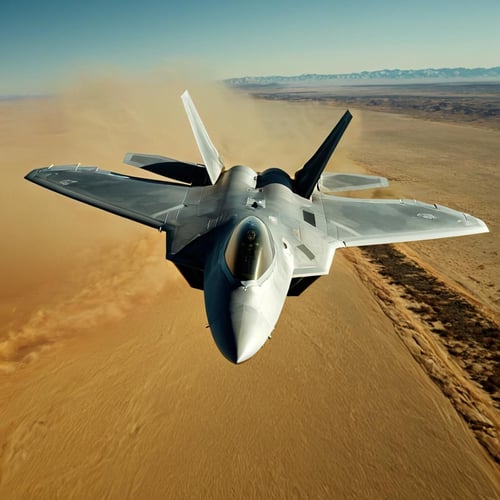 Lockheed Martin F-22 Raptor XL by EauDeNoire on Tensor.Art