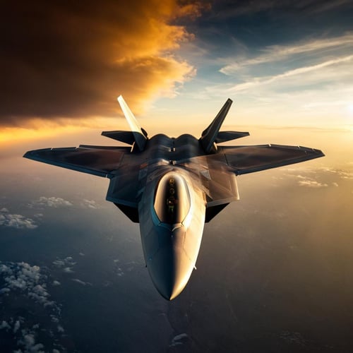Lockheed Martin F-22 Raptor XL by EauDeNoire on Tensor.Art