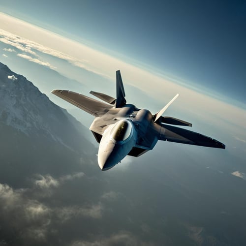 Lockheed Martin F-22 Raptor XL by EauDeNoire on Tensor.Art