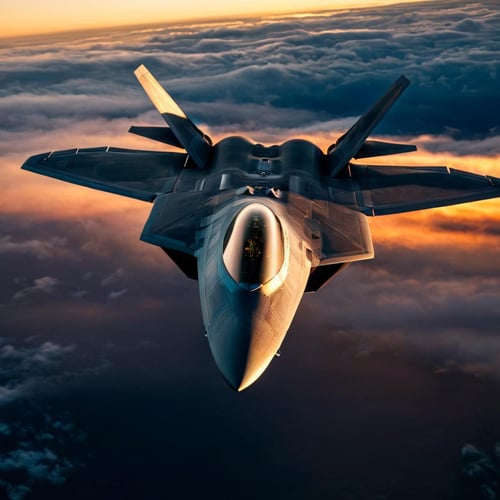Lockheed Martin F-22 Raptor XL by EauDeNoire on Tensor.Art