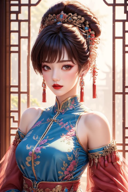 HAIR BUN CHINESE GIRL by APOLLOYIN on Tensor.Art