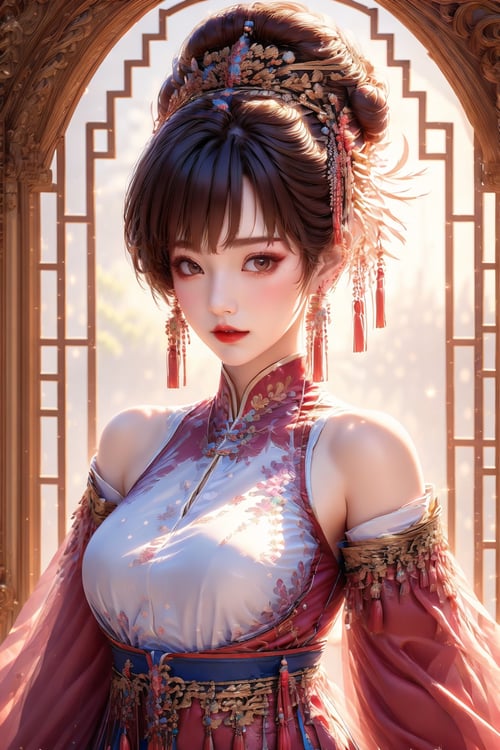 HAIR BUN CHINESE GIRL by APOLLOYIN on Tensor.Art