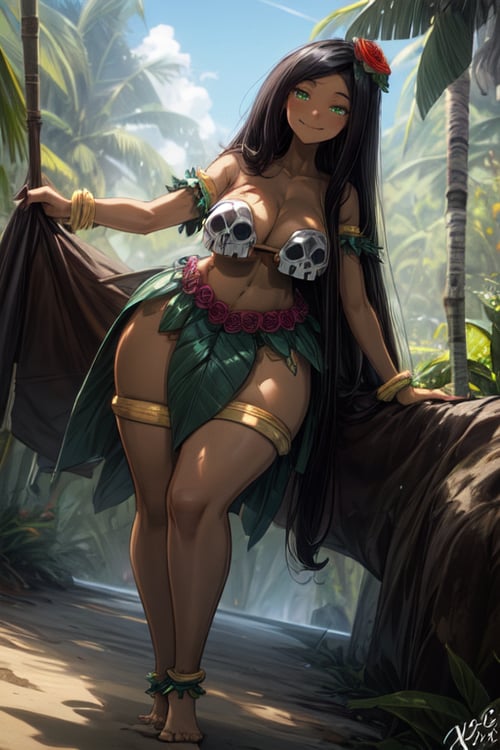 Hula Girl by Princess Of The Jungle Shiro on Tensor.Art
