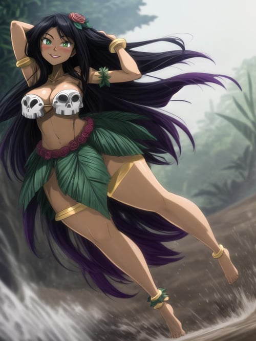 Hula Girl by Princess Of The Jungle Shiro on Tensor.Art