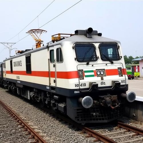 WAP 7 Indian Railways by user_763273838334218033 on Tensor.Art