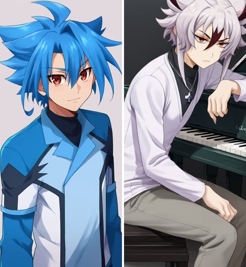 Future Card Buddyfight | Tasuku Ryuenji(龍炎寺タスク) / Kyoya Gaen(臥炎 キョウヤ) by zazaCAT on Tensor.Art