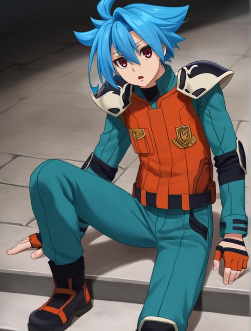 Future Card Buddyfight | Tasuku Ryuenji(龍炎寺タスク) / Kyoya Gaen(臥炎 キョウヤ) by zazaCAT on Tensor.Art