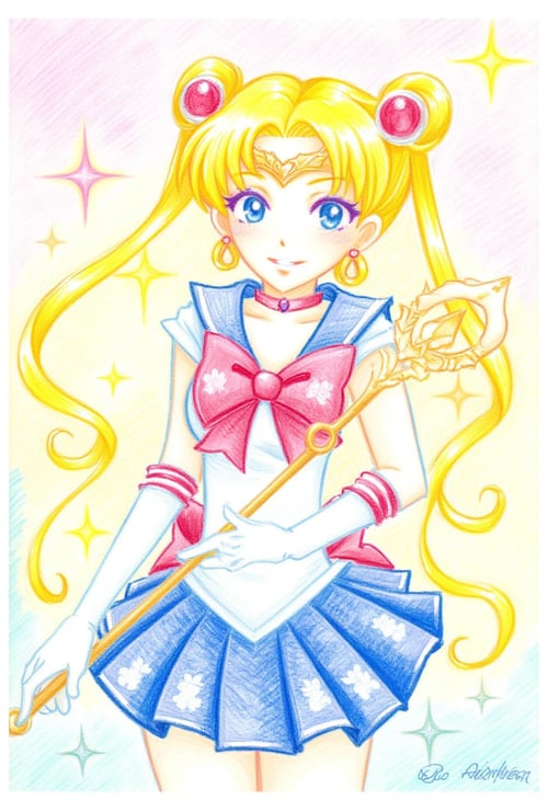 Crayon Drawing Style LoRA | Flux.1 by andinmaro146 on Tensor.Art