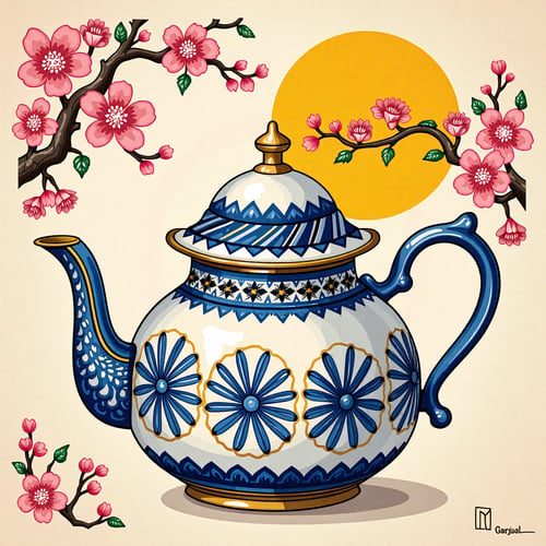 moroccan teapot Flux by AdrarDep on Tensor.Art