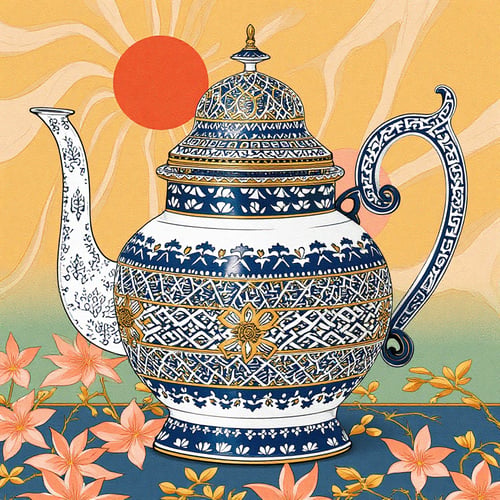 moroccan teapot Flux by AdrarDep on Tensor.Art