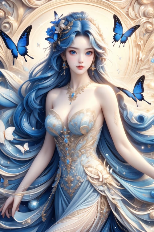 BLUE LILY by APOLLONYN on Tensor.Art