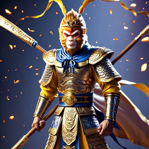 (黑猴不帅,大圣来也)Great Sage:Sun Wukong (Monkey King)更帅猴王 by Syman on Tensor.Art