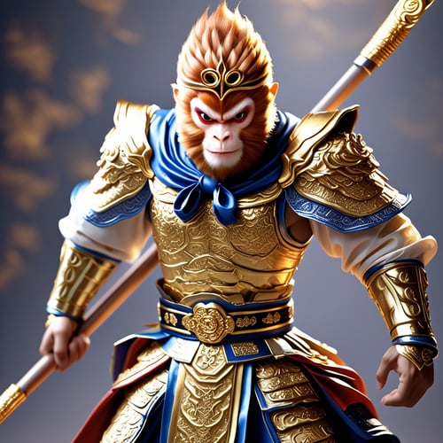 (黑猴不帅,大圣来也)Great Sage:Sun Wukong (Monkey King)更帅猴王 by Syman on Tensor.Art