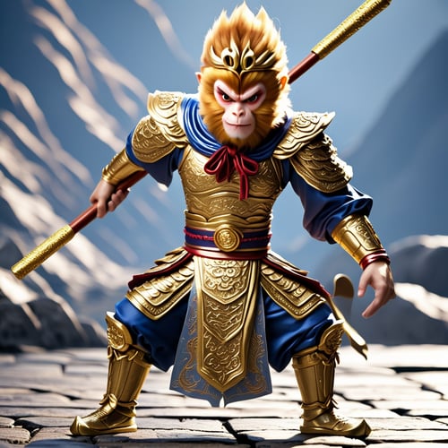 (黑猴不帅,大圣来也)Great Sage:Sun Wukong (Monkey King)更帅猴王 by Syman on Tensor.Art