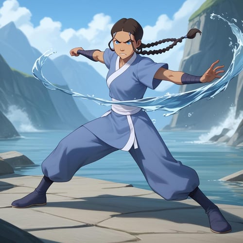 Katara - Avatar the Last Airbender - Book 2: Earth (PonyXL) by Tomorrowland on Tensor.Art