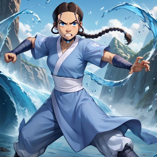 Katara - Avatar the Last Airbender - Book 2: Earth (PonyXL) by Tomorrowland on Tensor.Art