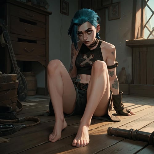 Jinx - Arcane League of Legends (PonyXL) by Tomorrowland on Tensor.Art