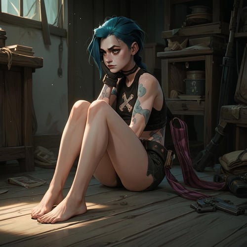 Jinx - Arcane League of Legends (PonyXL) by Tomorrowland on Tensor.Art