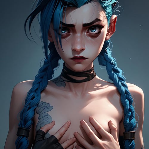 Jinx - Arcane League of Legends (PonyXL) by Tomorrowland on Tensor.Art