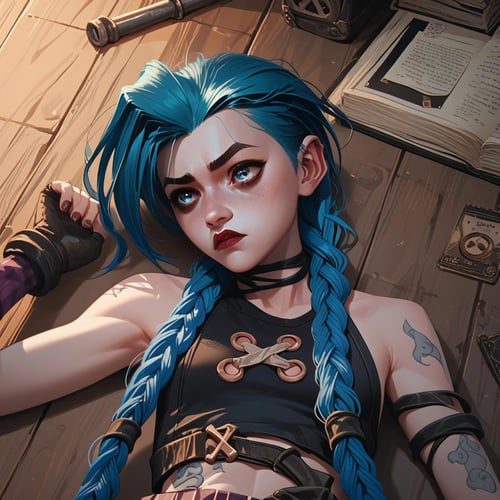 Jinx - Arcane League of Legends (PonyXL) by Tomorrowland on Tensor.Art