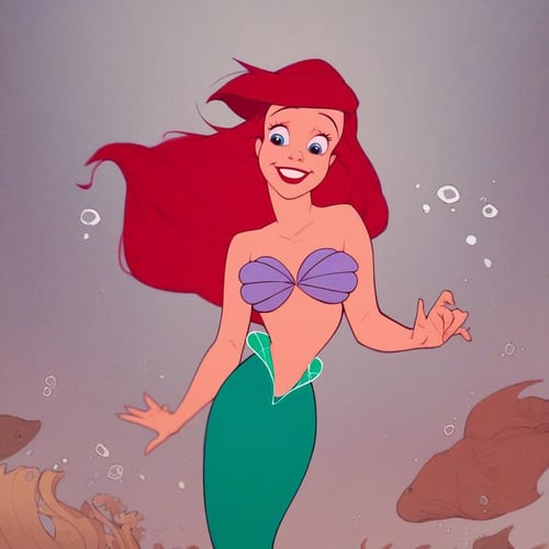 Ariel - The Little Mermaid (1989) PonyXL by Tomorrowland on Tensor.Art