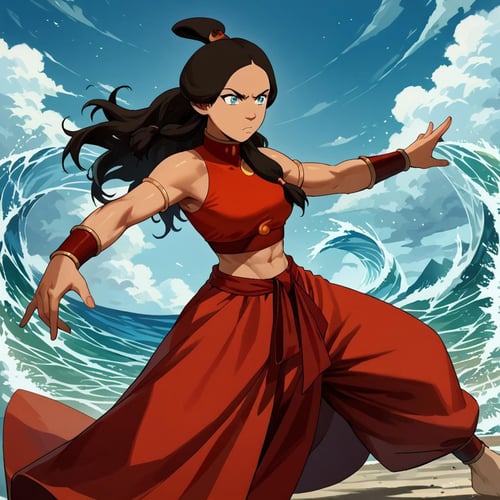 Katara - Avatar - Book 3: Fire (PonyXL) by Tomorrowland on Tensor.Art