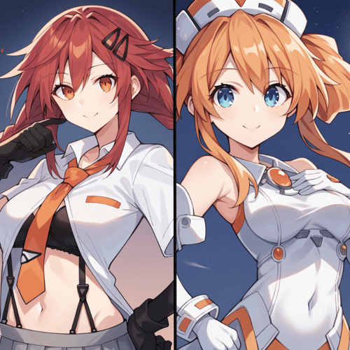 Uzume - Hyperdim. Neptunia (14 Outfits/3 Forms) by Khanykov01 on Tensor.Art
