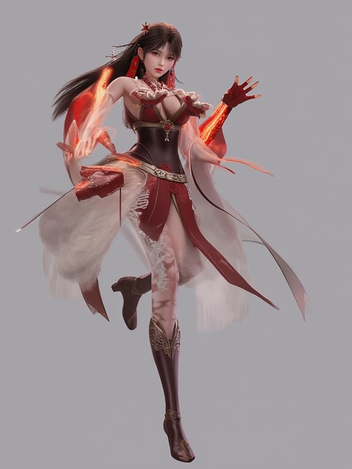 OA火灵儿huolinger|完美世界|国漫女神(FLUX) by OpenArtX on Tensor.Art