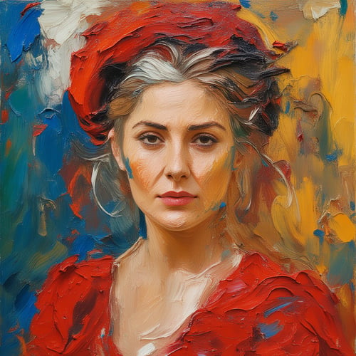 Textured Acrylic Painting by Cossa Universal on Tensor.Art