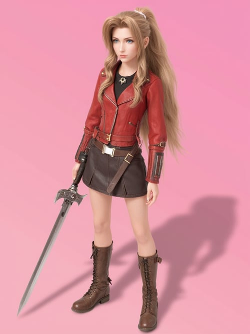 OX爱丽丝Aerith|最终幻想|游戏女神|FLUX by OpenX on Tensor.Art