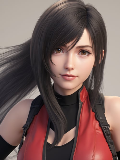 Ai蒂法Tifa|最终幻想|游戏女神|FLUX by OpenAI on Tensor.Art