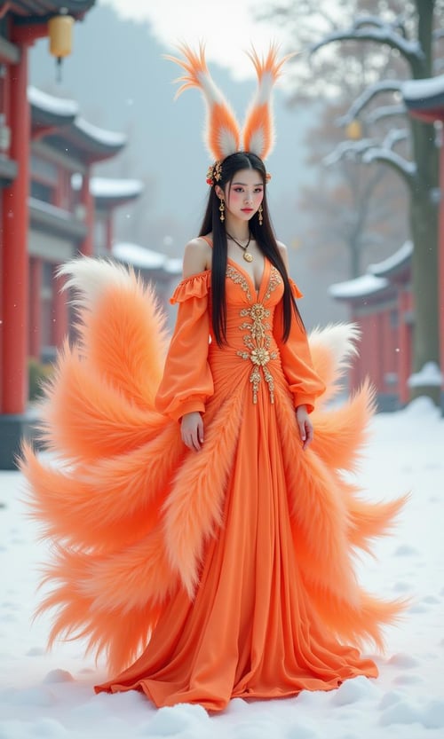 F.1- Nine-Tailed Fox -九尾妖狐 by 金钱之兄 on Tensor.Art