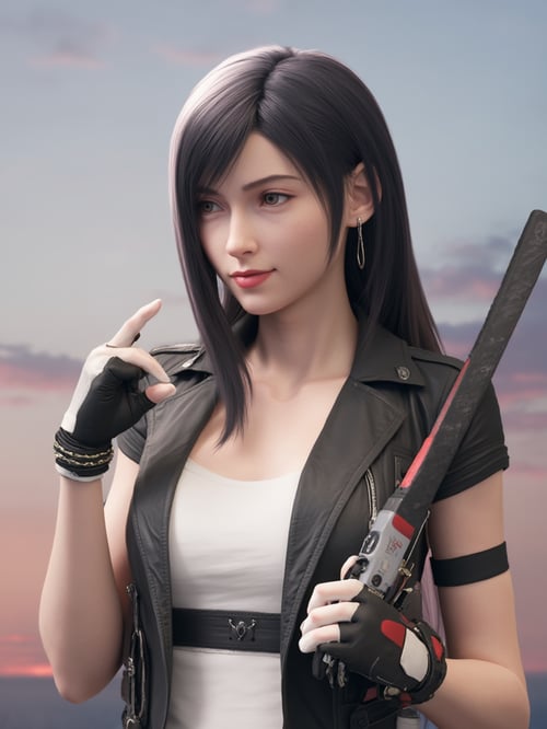 OX蒂法Tifa|最终幻想|游戏女神|FLUX by OpenX on Tensor.Art