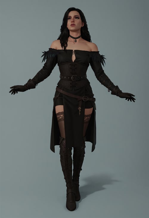 Yennefer (DLC Outfit) - The Witcher 3: Wild... | Tensor.Art | Tensor.Art