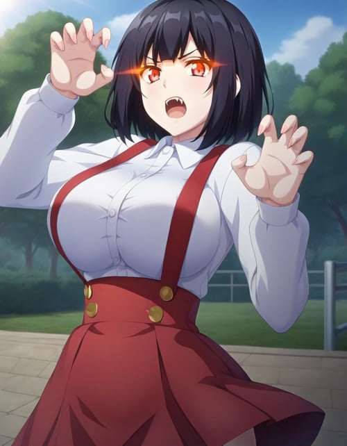 平木花子-厕所里的花子VS屈强退魔师（Hiraki Hanako-Toilet Hanako-san VS Strong Exorcist） by 皇爵東（King_Dong） on Tensor.Art