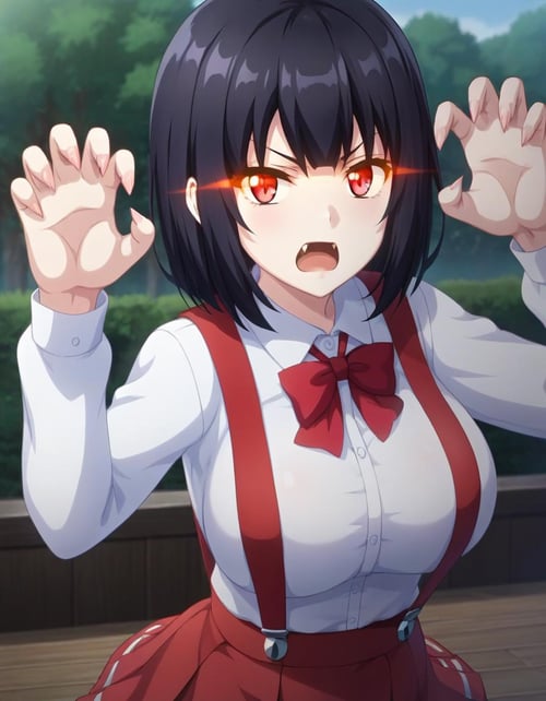 平木花子-厕所里的花子VS屈强退魔师（Hiraki Hanako-Toilet Hanako-san VS Strong Exorcist） by 皇爵東（King_Dong） on Tensor.Art