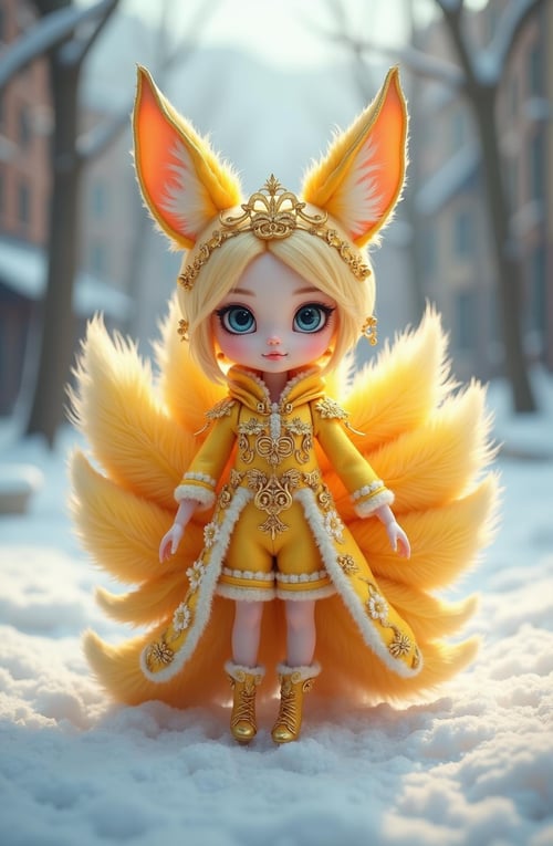 F.1- Nine-Tailed Fox-3D -九尾妖狐3D by 金钱之兄 on Tensor.Art